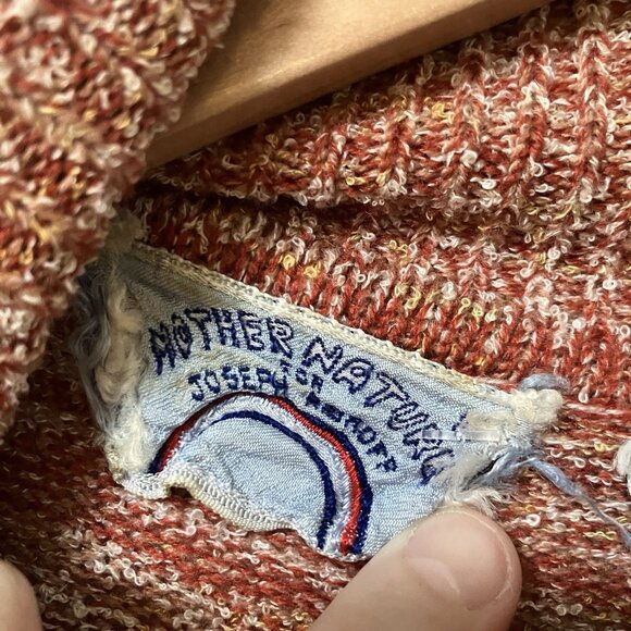 Vintage Mother Nature Joseph Ribkoff Mod Bodycon Knit Dress Womens 70s Boho - Picture 5 of 13